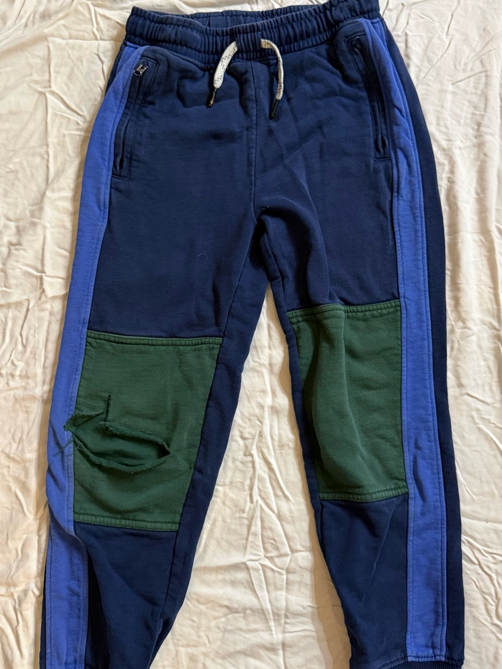 Hanna Andersson Color Block Joggers Boys Size 8